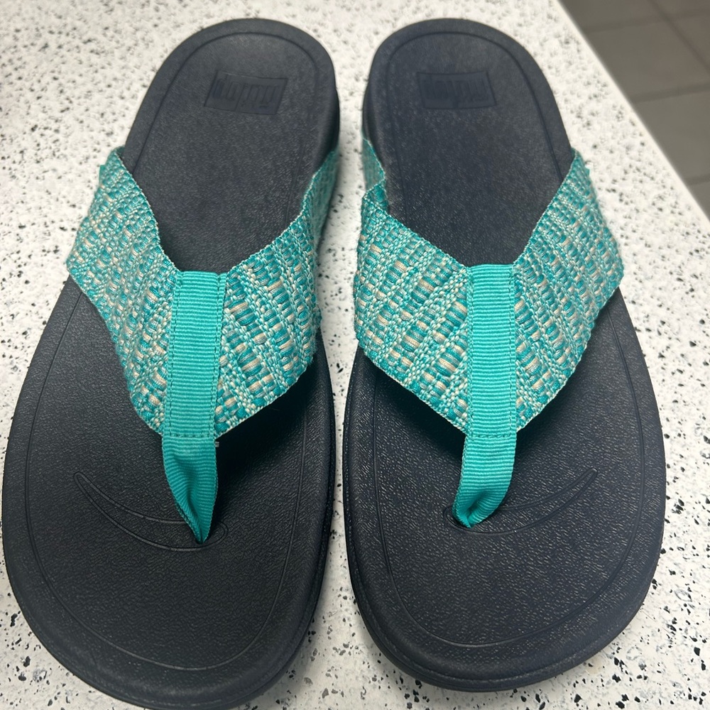 Fitflop Blue and Navy Women's Sandals/ Size 10 - Picture 3 of 7
